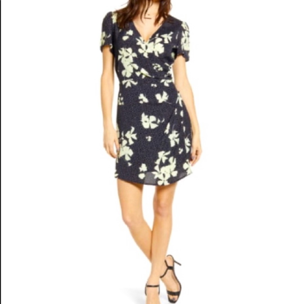 Faux wrap dress
